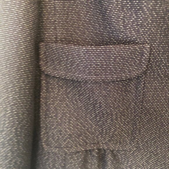 Suit Studio cropped 3/4-sleeve navy blazer sz 8 - Picture 6 of 13